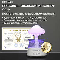 Зволожувач повітря "дощова хмарка" Doctor-101 Rainfall з атмосферним підсвічуванням та шумом дощу, фото 4