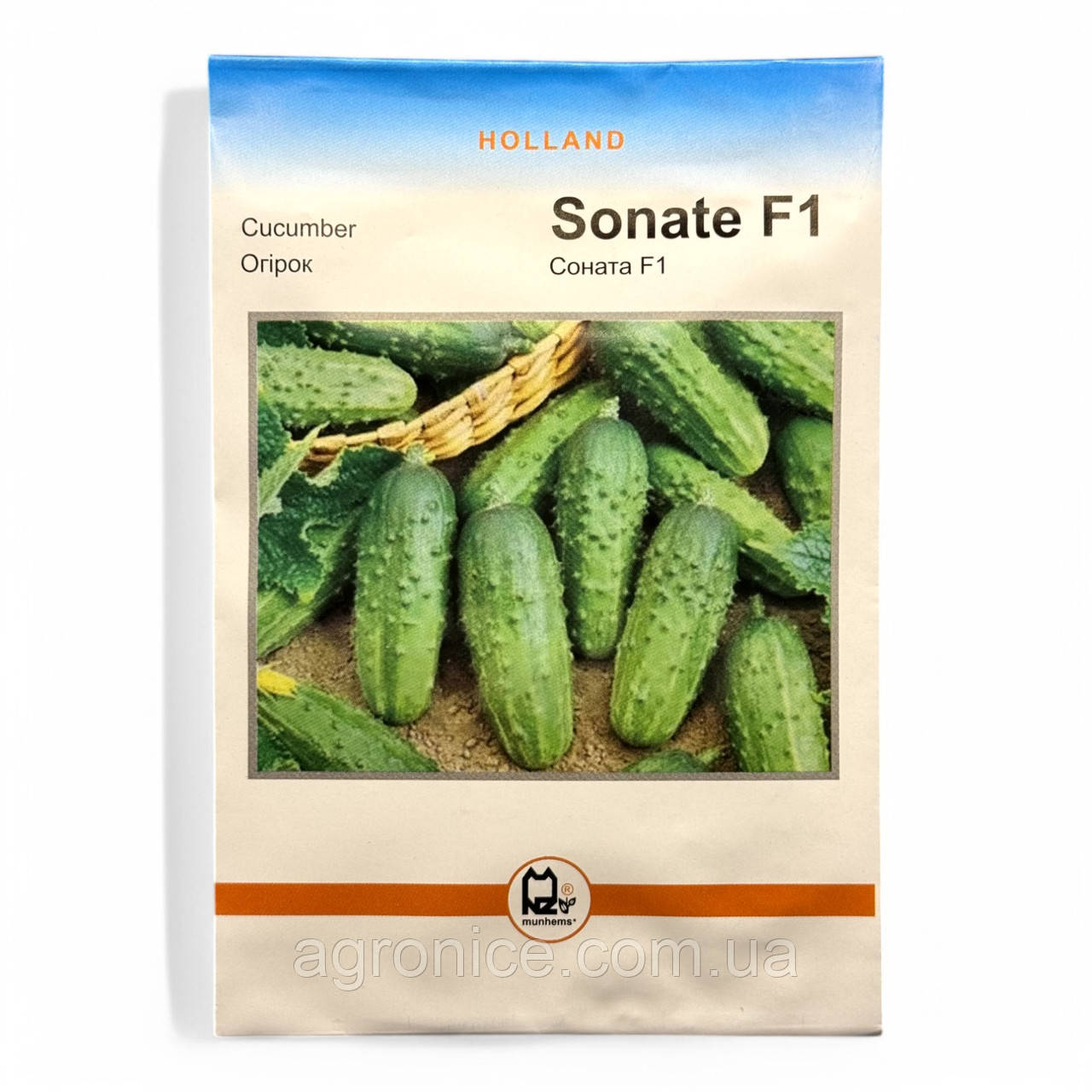 Насіння «Огірок Соната F1 » 3 гр, фото 1