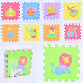 Килимок Мозаїка Цирк, 9 деталей MR1276 G-Rich