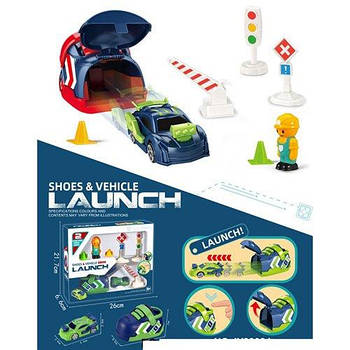 Набір з транспортом для хлопчика з пусковим механізмом JY88034 G-Rich