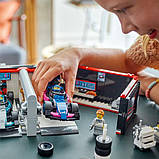 Конструктор LEGO City Гараж F1 та автомобілі Mercedes-AMG і Alpine 678 деталей, фото 8