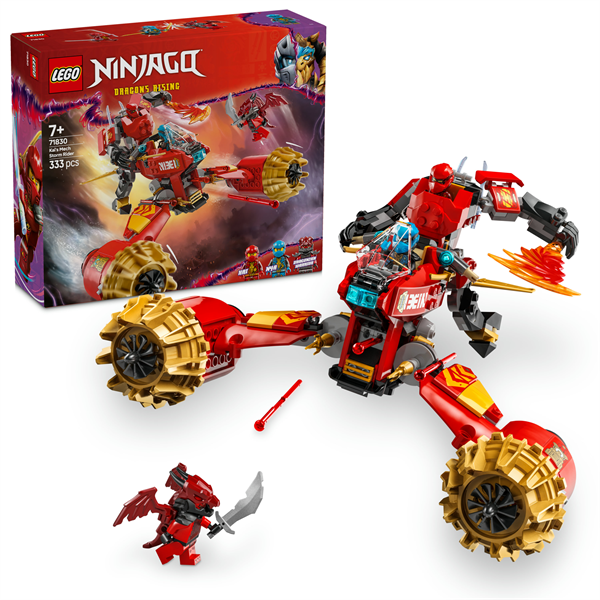 Конструктор LEGO NINJAGO Штормовий робот-вершник Кая 333 деталі