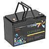 Тяговий акумулятор Weekender FT12100D. 12V. 100A/h. LiFepo4. Дисплей. Акумулятор для човнового електромотора., фото 2