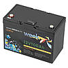 Тяговий акумулятор Weekender FT12100D. 12V. 100A/h. LiFepo4. Дисплей. Акумулятор для човнового електромотора., фото 3