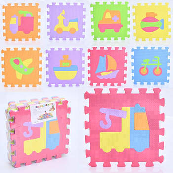 Килимок-пазл "Мозаїка - Транспорт" MR1272 G-Rich