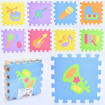 Дитячий Килимок Мозаїка "Музичні інструменти" MR1279 G-Rich