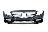 Передний бампер в сборе (AMG C63-designs 2014-2018) для Mercedes C-сlass W205, фото 3