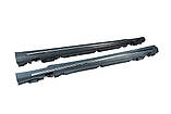 Боковые пороги AMG для Mercedes C-сlass W205 2014-2021 гг, фото 4