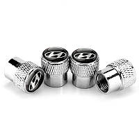 Ковпачки на ніпель для Хюндай Alitek Rif Metal Silver Hyundai (4 шт.)