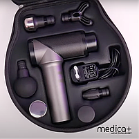 Перкусійний ручний масажер для тіла і м'язів Medica+ MassHand Pro 5.0, фото 4