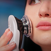 Мікрострумовий RF Lifting Масажер для обличчя Skin Lifting 7.0 White - EMS, LED, фото 2