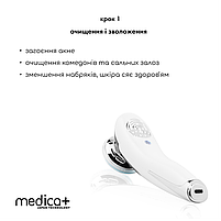 Мікрострумовий RF Lifting Масажер для обличчя Skin Lifting 7.0 White - EMS, LED, фото 8