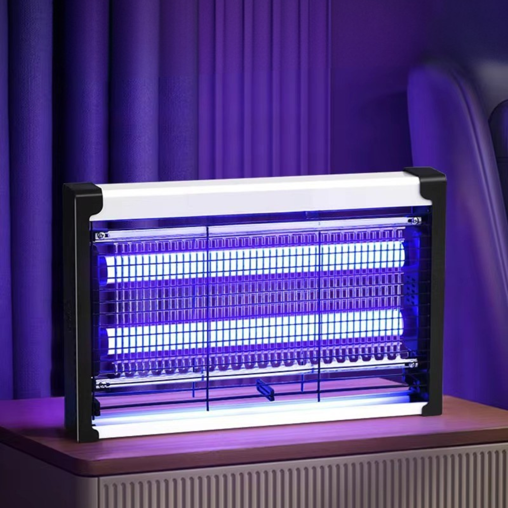 Антимоскітна лампа підвісна з пасткою від комах, світильник знищувач комарів і мух потужність 4Вт, фото 1