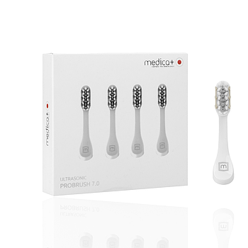 Насадки для звукової зубної щітки MEDICA+ ProBrush 7.0 Compact (4шт)