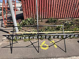 Складаний стіл 2 м для торгівлі та подій - міцний, мобільний, посилена основа, фото 5