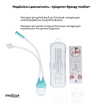 Механічний Назальний Аспіратор MEDICA+ NoseCleaner 2.0, фото 5
