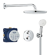 Душова система прихованого монтажу з термостатом Grohe Grohtherm (34872000)