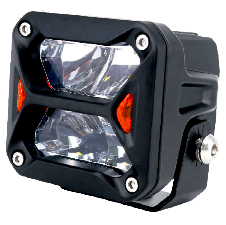 Фара додаткового світла DriveX WL SQ-106 DLX 3" SP+DRL 4L-20W OSR, фото 1