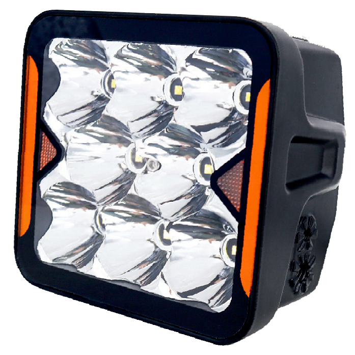 Фара додаткового світла DriveX WL SQ-109 DLX 4" SP+DRL 8L-40W OSR, фото 1