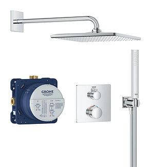 Душова система прихованого монтажу з термостатом Grohe Grohtherm (34870000), фото 1