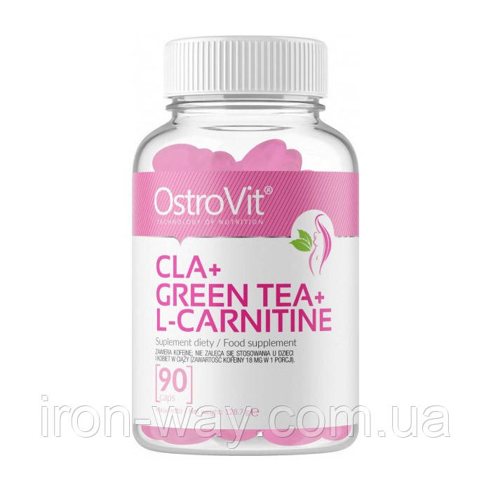 OstroVit CLA + Green Tea + L-Carnitine (90 caps)