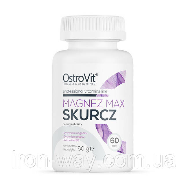 OstroVit Magnez Max Skurcz (60 tabs)