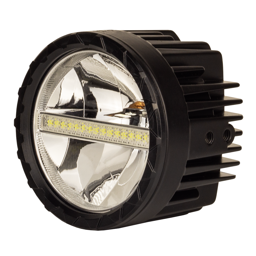 Фара додаткового світла DriveX WL MT-02 H/L Dual 2-40W 12-50V DRL, фото 1