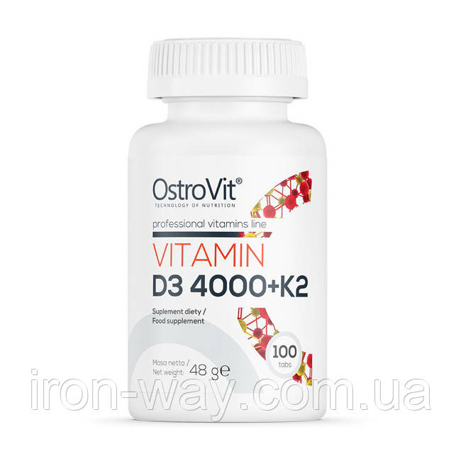 OstroVit Vitamin D3 4000 + K2 (100 tabs)