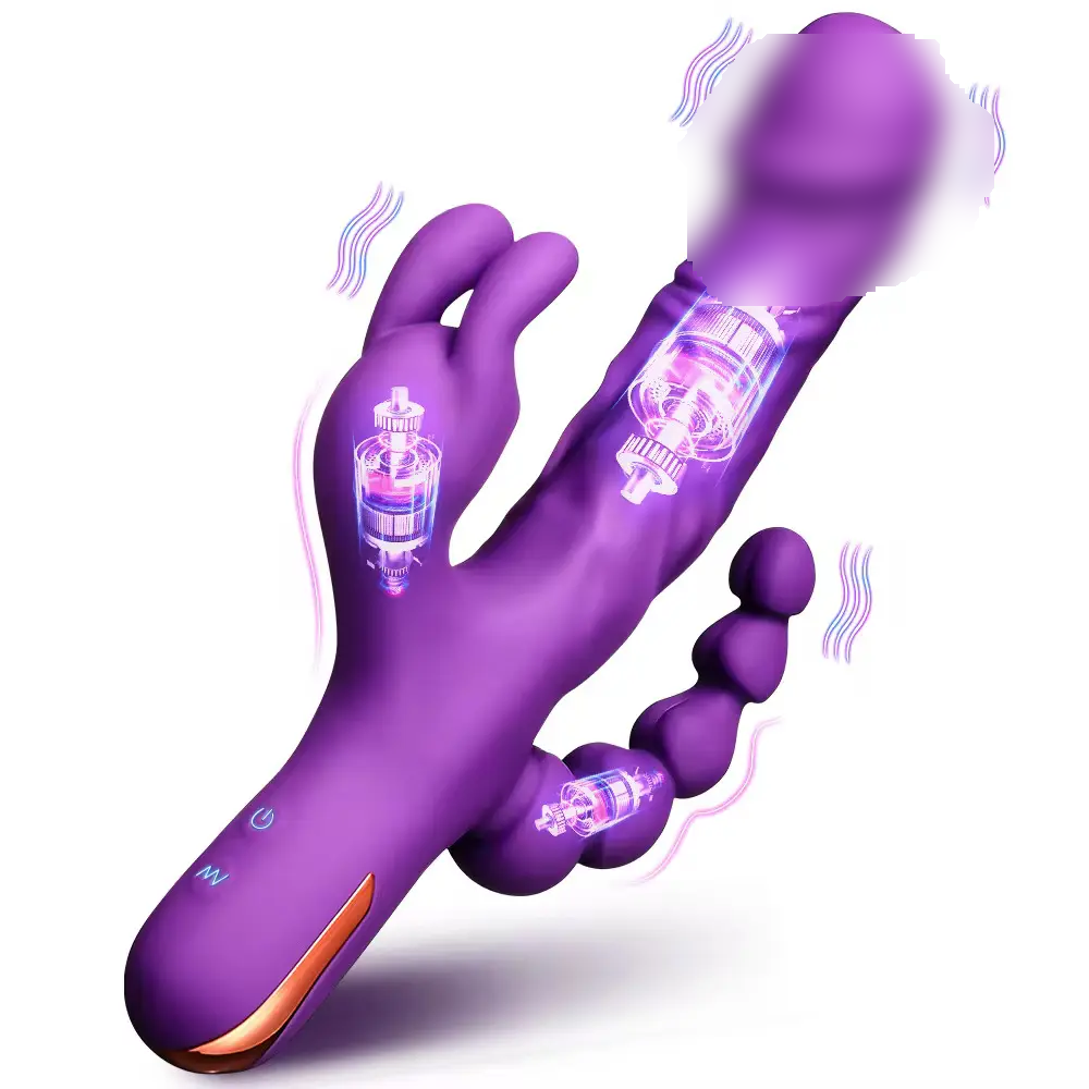 Вібратор Jack Rabbit 3 in 1 Hot Pleasure Супер шоп