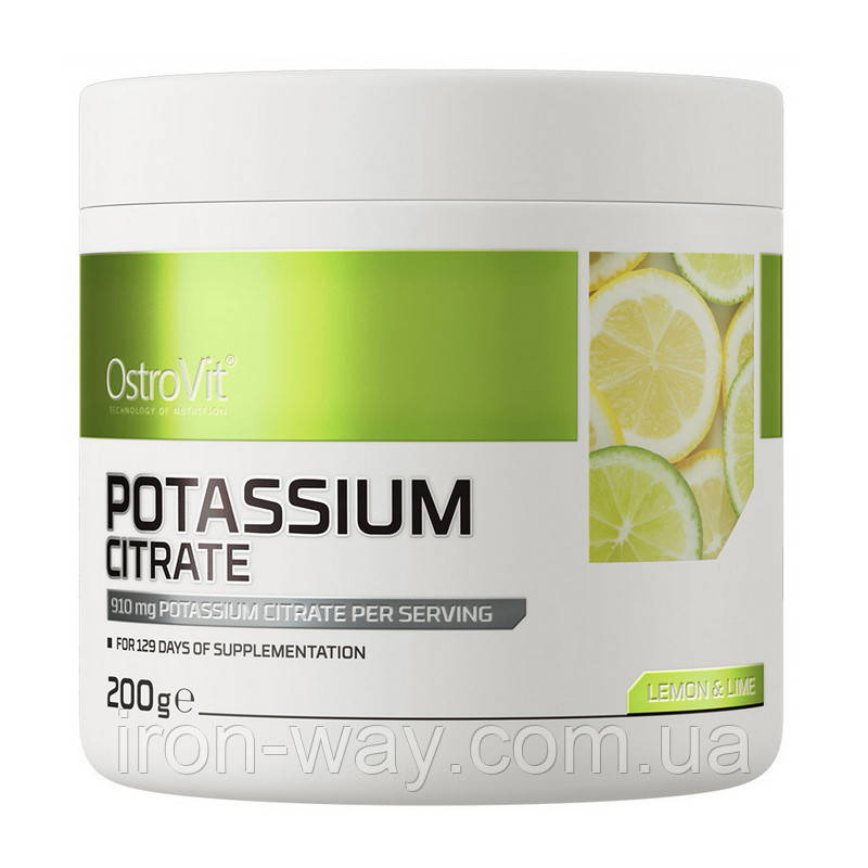 OstroVit Potassium Citrate (200 g, lemon & lime)