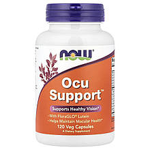 Вітаміни для очей, Ocu Support, NOW Foods, 120 вегетаріанських капсул