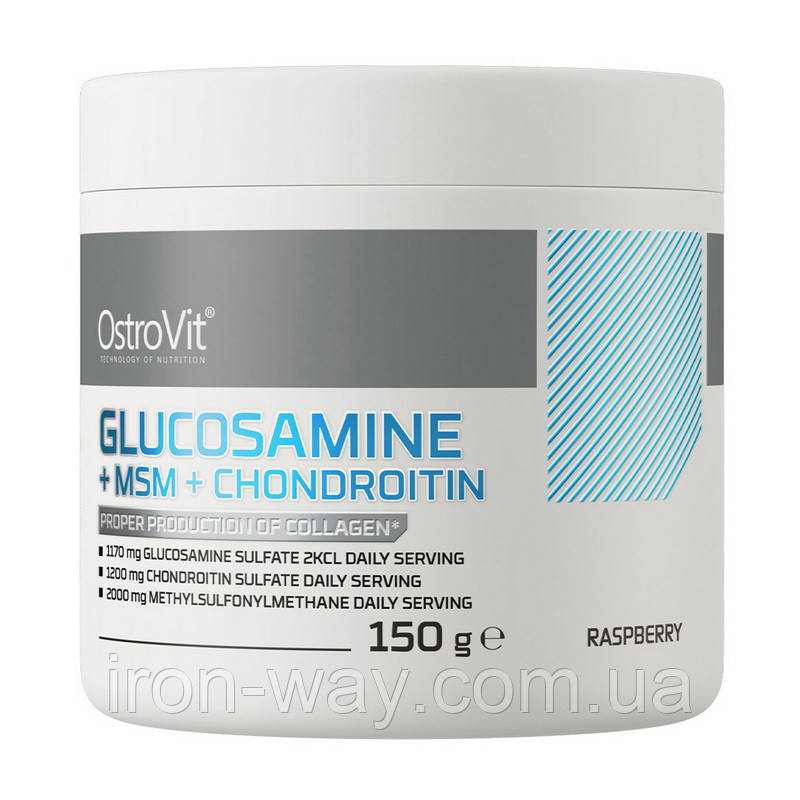 OstroVit Glucosamine MSM Chondroitin (150 g, raspberry), фото 1
