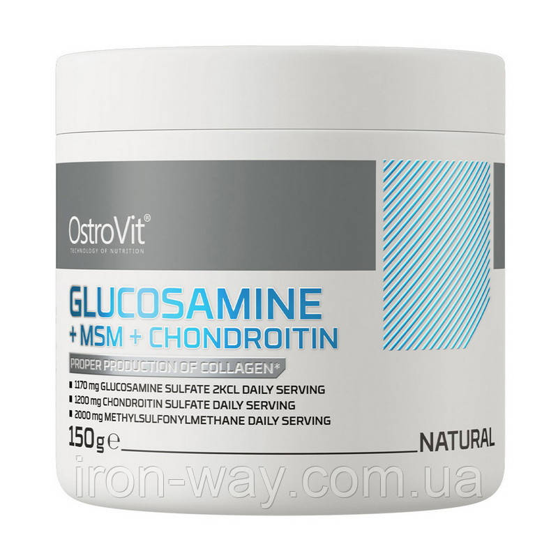 OstroVit Glucosamine MSM Chondroitin (150 g, natural), фото 1