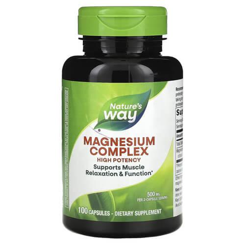 Nature's Way Magnesium Complex 500 mg 100 капсул