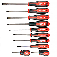 Набір викруток магнітних з трьогранною рукояткою PH/PZ/SL MILWAUKEE (10шт) 4932471808 EHA