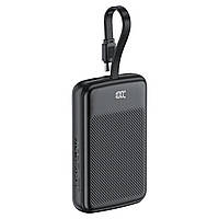 Зовнішній акумулятор ACEFAST M13 PD22.5W power bank with cable 10000mAh Black
