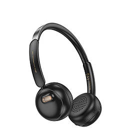 Бездротові навушники HOCO W62 Verso retro BT headphones Black yL.