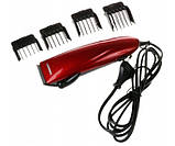 Нова машинка для стрижки з Європи Tiross TS-406 Red з гарантією, фото 3