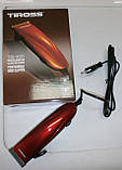 Нова машинка для стрижки з Європи Tiross TS-406 Red з гарантією, фото 6