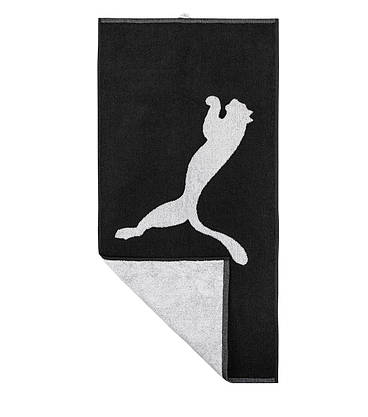 Рушник Puma Team Towel Large (70 x 140 см) Black/White, фото 3