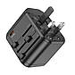 Універсальний зарядний пристрій HOCO AC15 Walker three-port PD20W(1C2A) universal conversion charger Black, фото 7