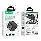 Універсальний зарядний пристрій HOCO AC15 Walker three-port PD20W(1C2A) universal conversion charger Black, фото 3
