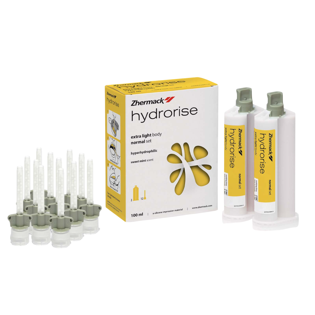 HYDRORISE EXTRA LIGHT, 2 картріджа по 50ml, еластичний А-силікон, фото 1