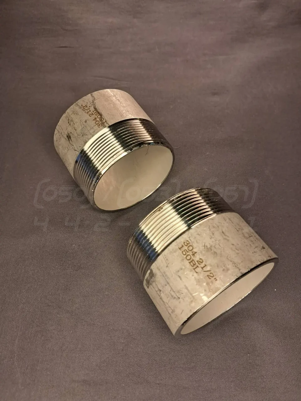 Різьба коротка приварна Ду 65 (2"1/2) з нержавіючої сталі AISI 304