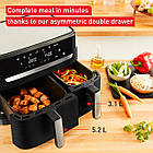 Мультипіч (аерофритюрниця) Tefal Dual Easy Fry EY901N10, фото 4