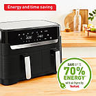 Мультипіч (аерофритюрниця) Tefal Dual Easy Fry EY901N10, фото 9