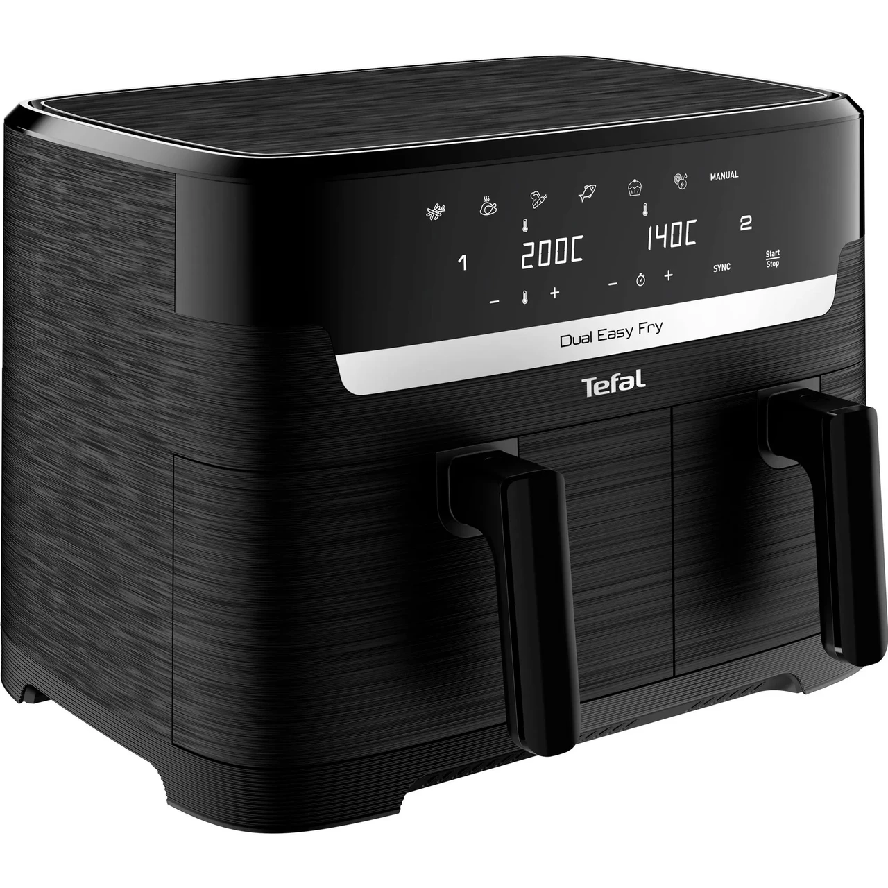 Мультипіч (аерофритюрниця) Tefal Dual Easy Fry EY901N10