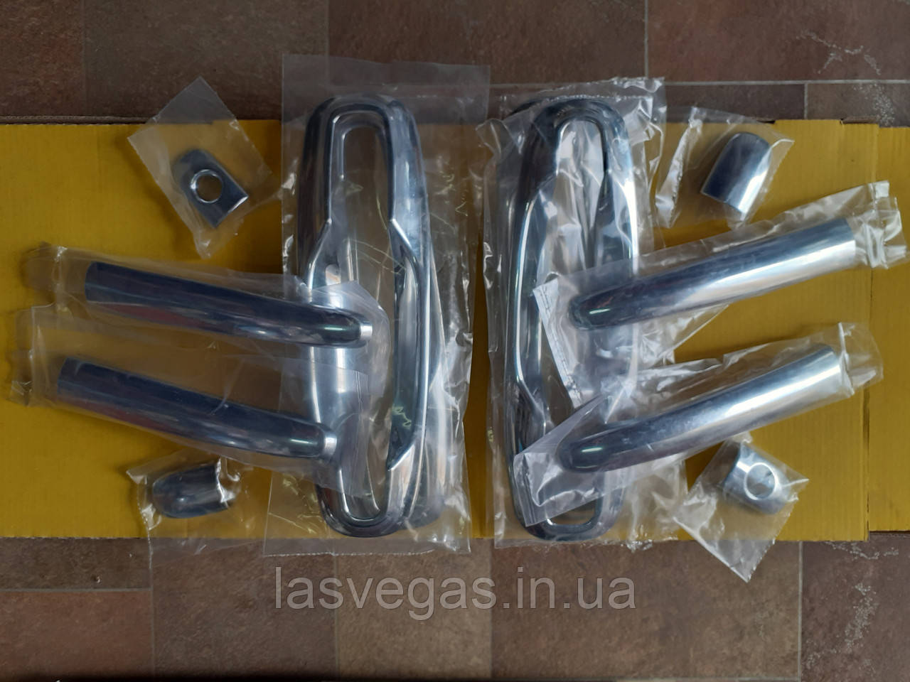 Хром накладки на ручки Chevrolet Lacetti 2003-2009 (Libao) condic