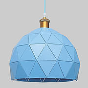 Блакитний підвісний світильник (52-9523 BLUE)