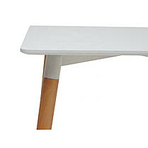Стіл обідній ВЕЗУВІЙ MDF 120*80, білий, фото 3